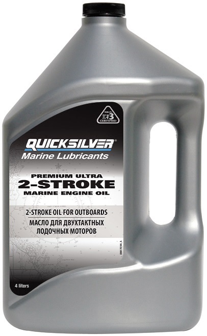 Фото Масло 2-х тактное Quicksilver Premium Ultra (4л) Фото Масло 2-х тактное Quicksilver Premium Ultra (4л)
